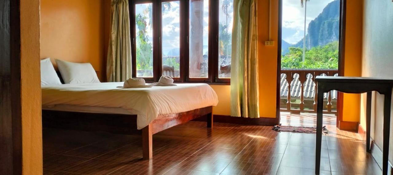Bungalows Le Jardin Vangvieng فان فيان المظهر الخارجي الصورة