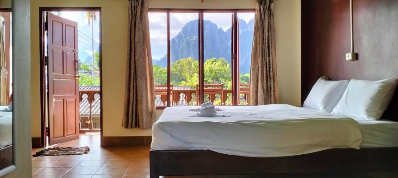 Bungalows Le Jardin Vangvieng فان فيان المظهر الخارجي الصورة