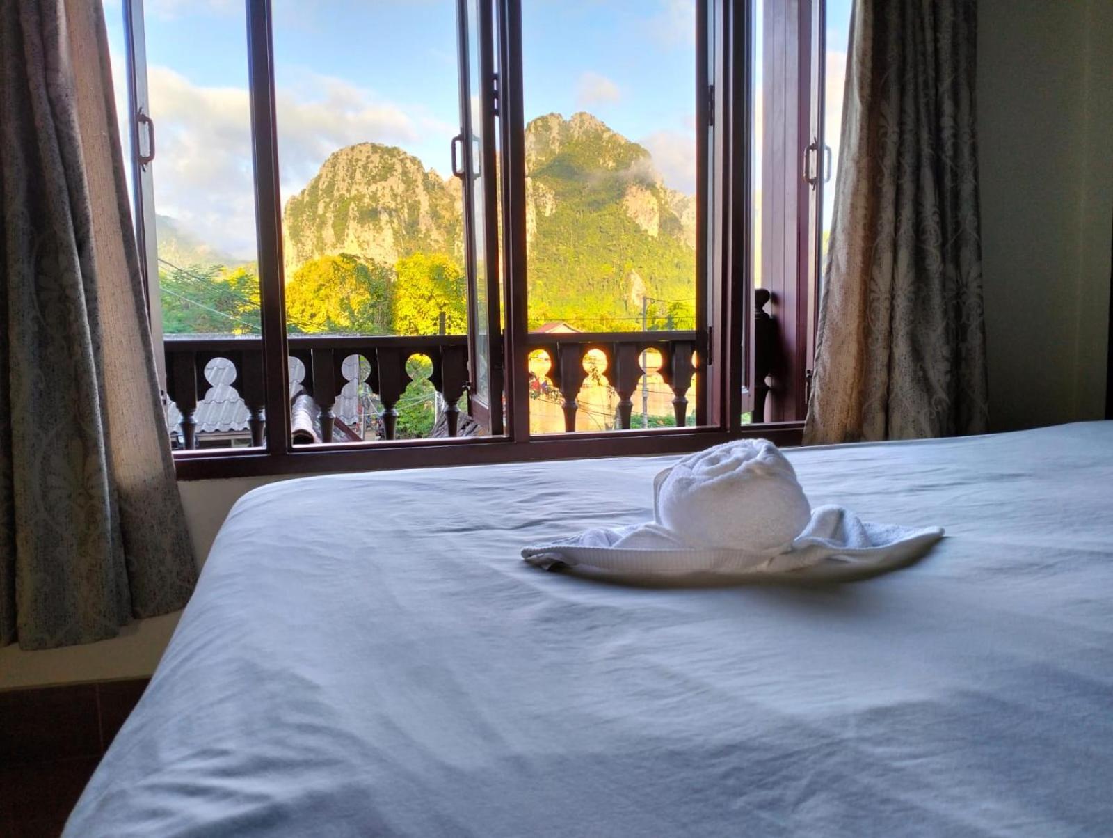 Bungalows Le Jardin Vangvieng فان فيان المظهر الخارجي الصورة