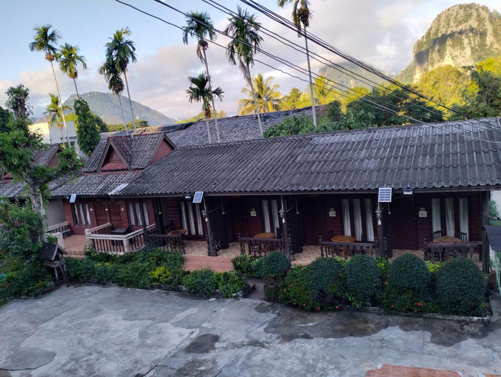 Bungalows Le Jardin Vangvieng فان فيان المظهر الخارجي الصورة
